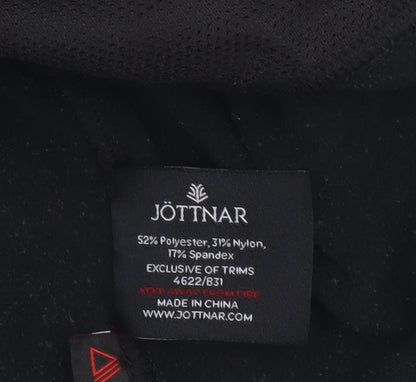 Jottnar Men’s Black M Full Zip Hooded Stretch Fleece Hoodie