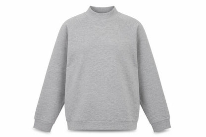 Reiss Men’s Grey M Quarter Zip High Neck Jersey Sweatshirt