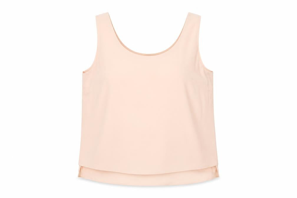 Dorothy Perkins Women Pink UK 22 Sleeveless Layered Camisole Blouse