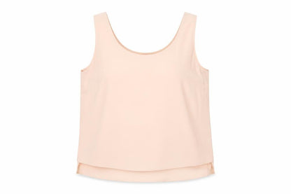 Dorothy Perkins Women Pink UK 22 Sleeveless Layered Camisole Blouse