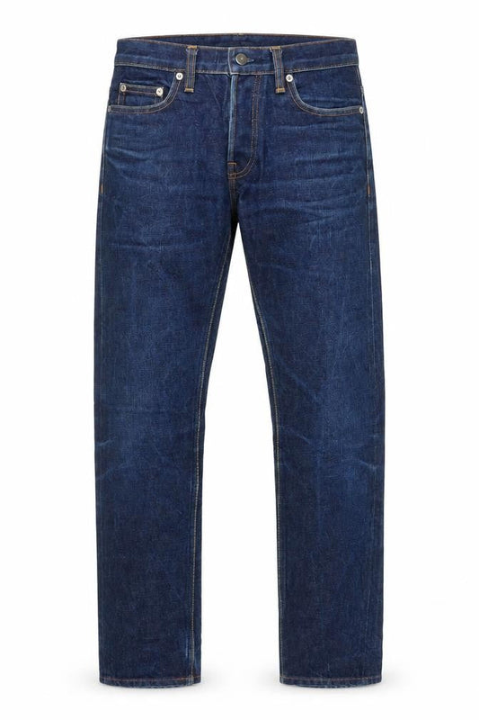 Front view of Reiss Men’s Blue 28 Straight Dark Wash 100% Cotton 5-Pocket Jeans