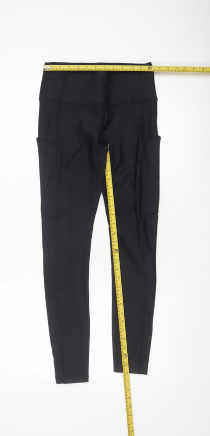 CRZ YOGA Women’s Black UK 6 Skinny Pocket Leggings Yoga Gym