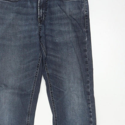 Next Men’s Blue Slim Fit Straight Jeans W30 L31 Medium Wash