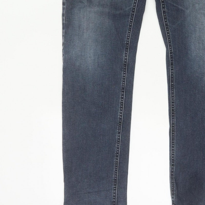 Next Men’s Blue Slim Fit Straight Jeans W30 L31 Medium Wash