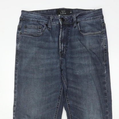 Next Men’s Blue Slim Fit Straight Jeans W30 L31 Medium Wash