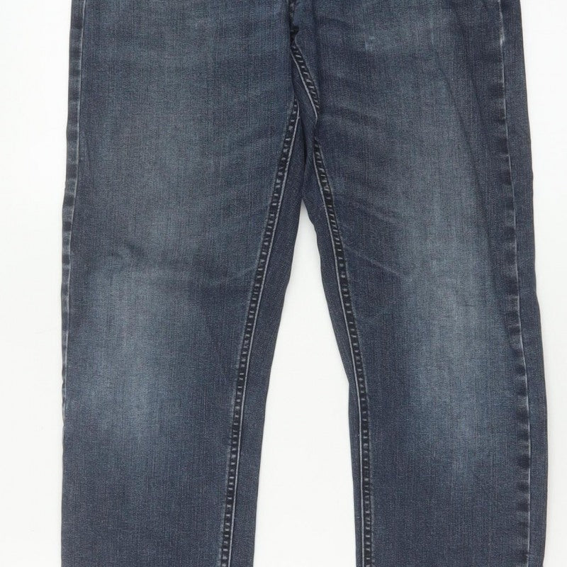 Next Men’s Blue Slim Fit Straight Jeans W30 L31 Medium Wash