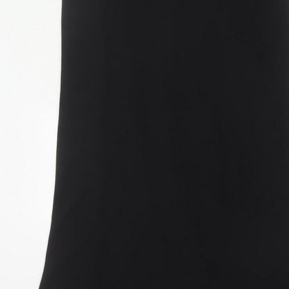 Coast Women Black UK 16 Maxi Mermaid V-Neck Beaded Formal Dress