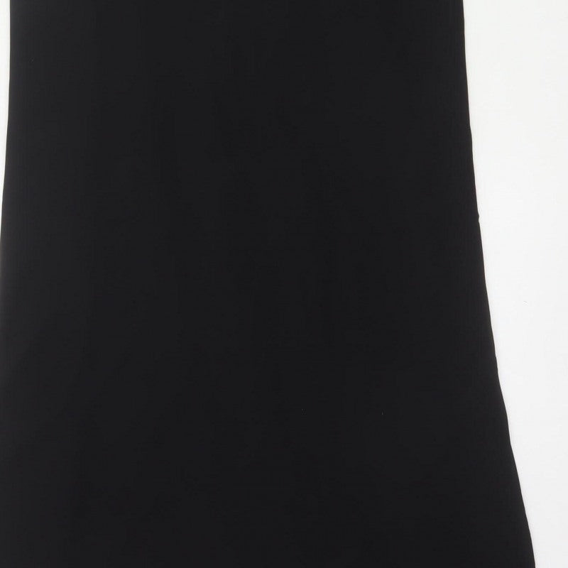 Coast Women Black UK 16 Maxi Mermaid V-Neck Beaded Formal Dress