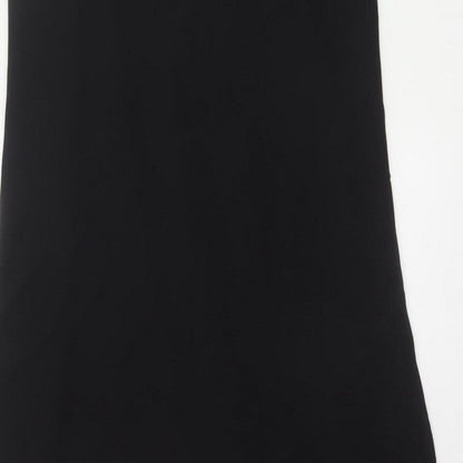 Coast Women Black UK 16 Maxi Mermaid V-Neck Beaded Formal Dress