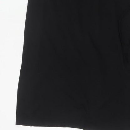 COS Women Black UK 16 Sleeveless Midi Wrap Dress Tie Belt