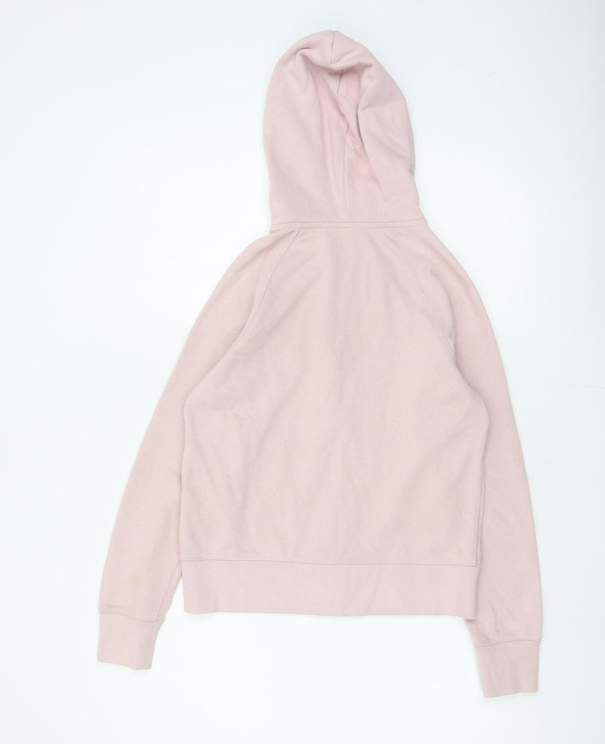 UNIQLO Women Pink S Full Zip Hooded Cotton Blend Hoodie