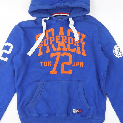 Superdry Men’s Blue L Track & Field 72 Graphic Pullover Hoodie