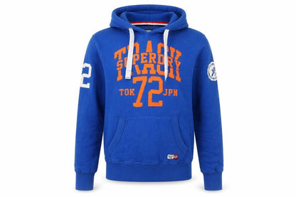 Superdry Men’s Blue L Track & Field 72 Graphic Pullover Hoodie
