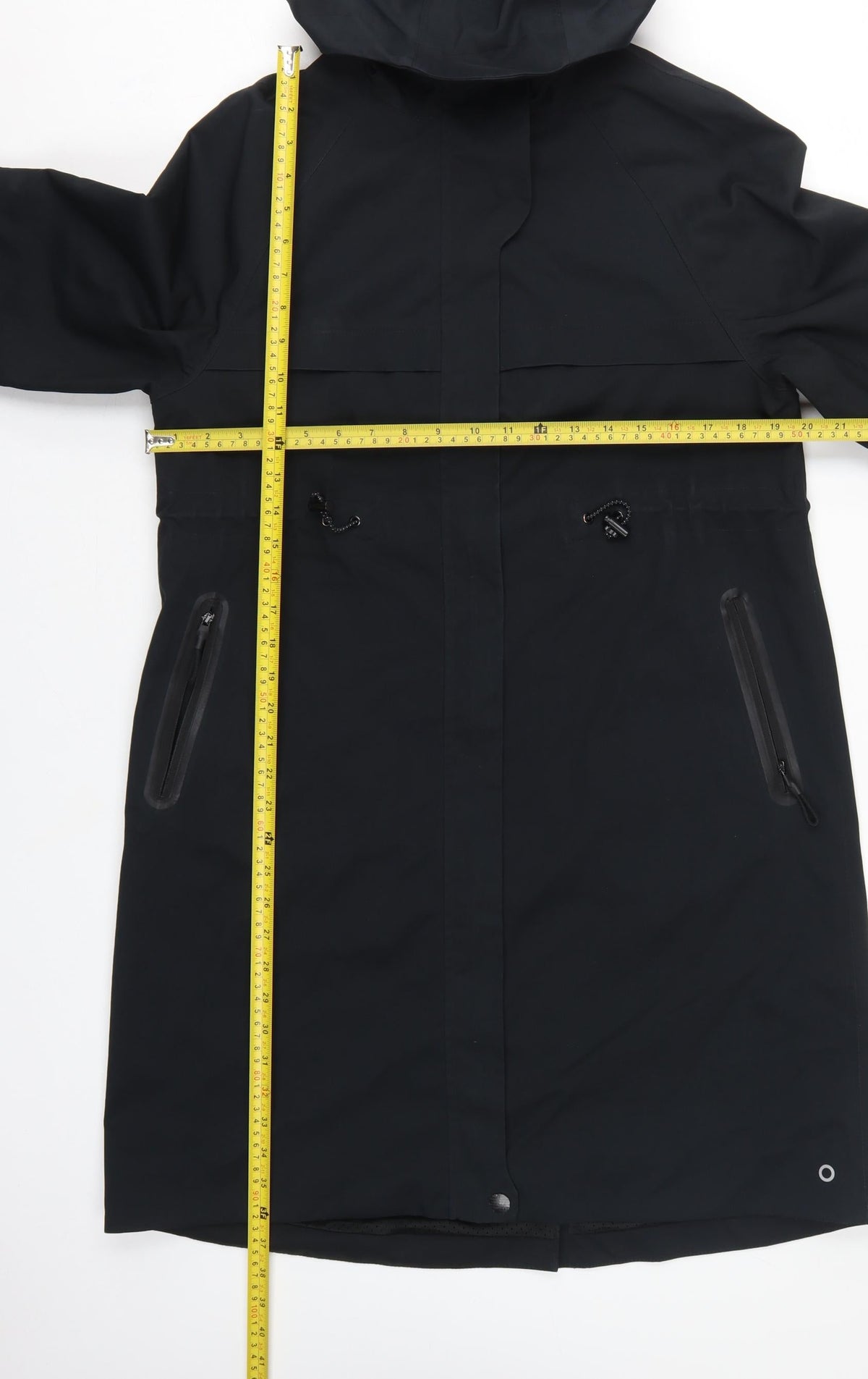 Marks & Spencer Women Black UK 8 Goodmove Hooded Waterproof Rain Coat