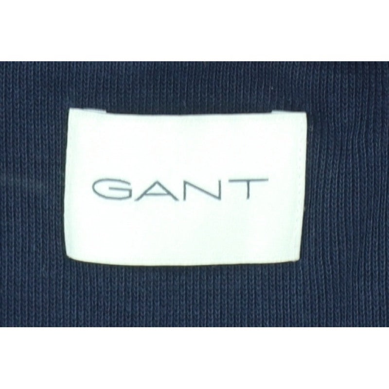 GANT Men's Red L 1/2 Zip Mock Neck Cotton Sweatshirt Logo