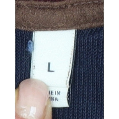 GANT Men's Red L 1/2 Zip Mock Neck Cotton Sweatshirt Logo