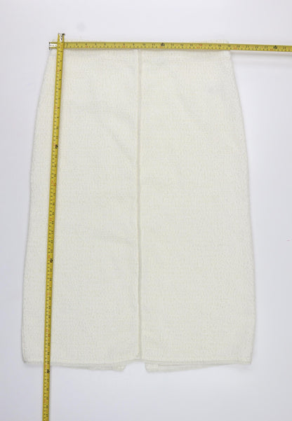 Marks & Spencer Women's Ivory UK 18 Straight Pencil Long Knit Skirt
