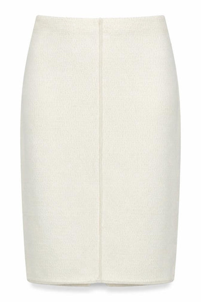 Marks & Spencer Women's Ivory UK 18 Straight Pencil Long Knit Skirt