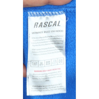 Rascal Boys Blue 13-14 Years Pullover Graphic Print Hoodie Fleece