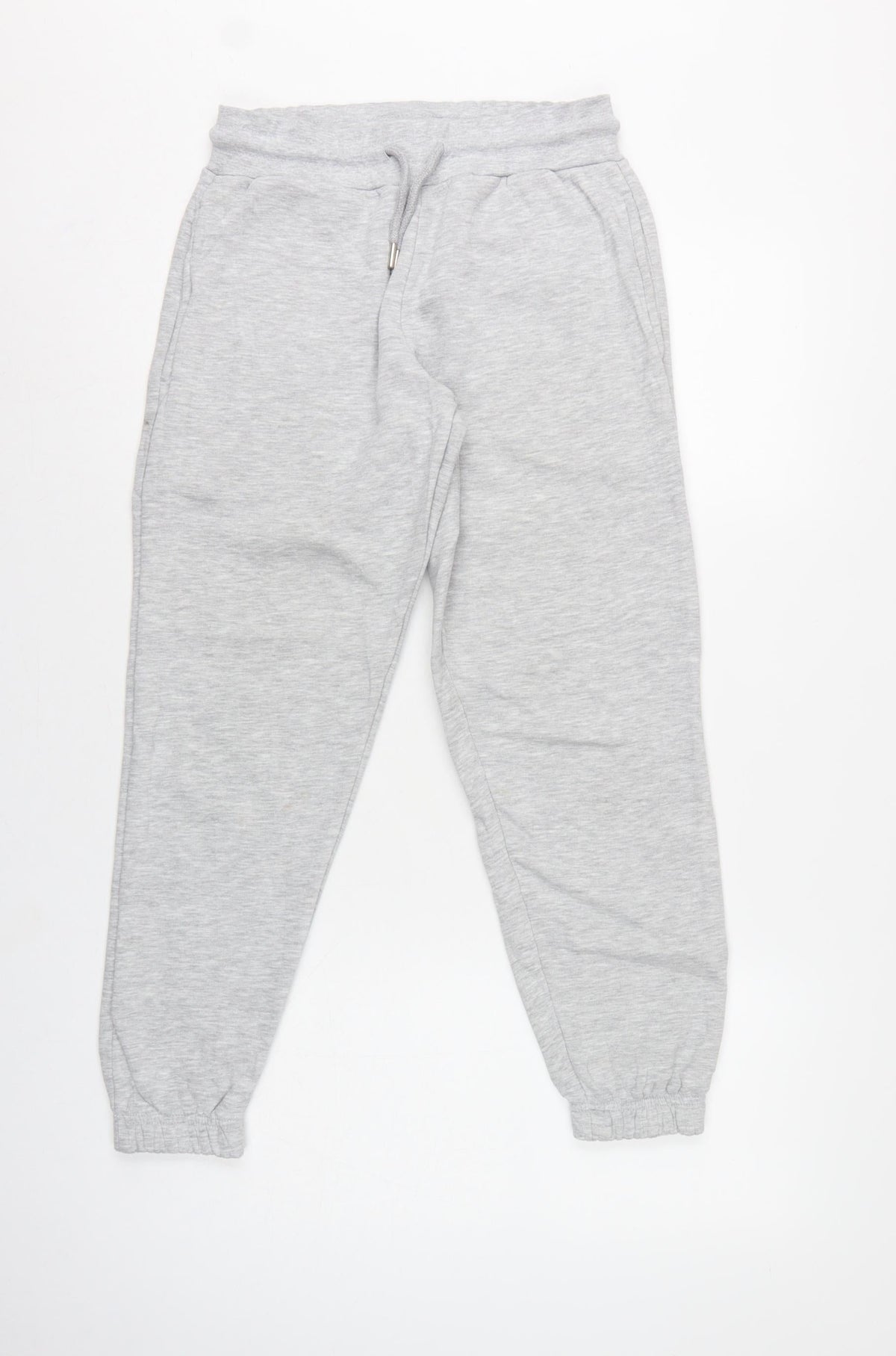 Collusion Women Grey Petite UK 8 Cuffed Jogger Sweatpants Drawstring