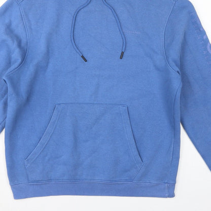 Crosshatch Men’s Blue M Pullover Hoodie Logo Graphic Fleece