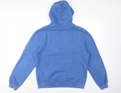 Crosshatch Men’s Blue M Pullover Hoodie Logo Graphic Fleece