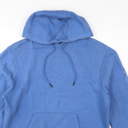 Crosshatch Men’s Blue M Pullover Hoodie Logo Graphic Fleece