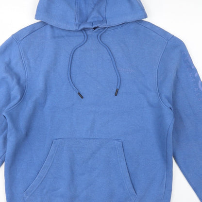 Crosshatch Men’s Blue M Pullover Hoodie Logo Graphic Fleece