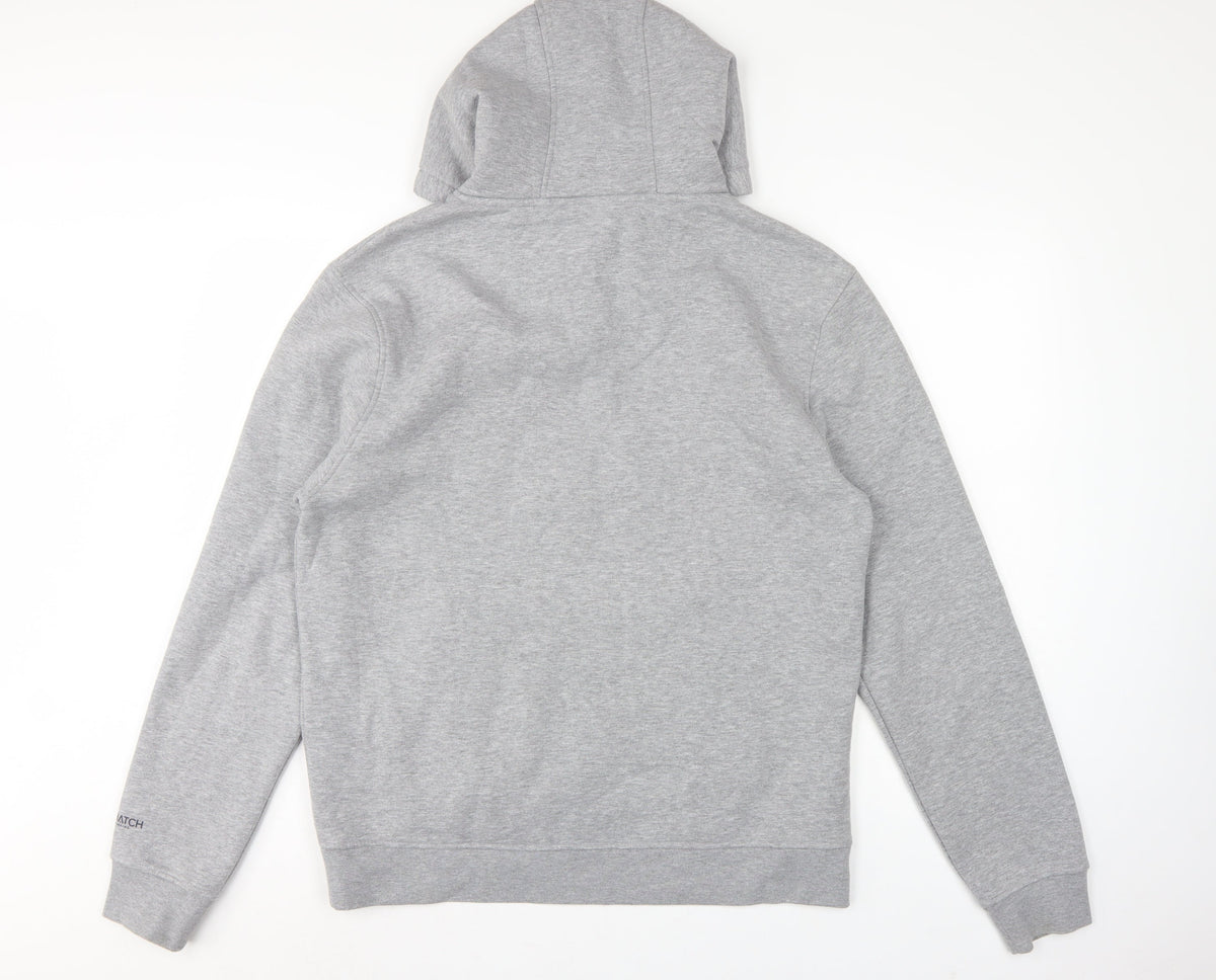 Crosshatch Men’s Grey L Pullover Graphic Logo Hoodie