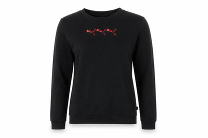Puma Women’s Black XS Logo Crew Neck Pullover Sweatshirt