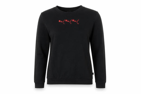 Puma Women’s Black XS Logo Crew Neck Pullover Sweatshirt