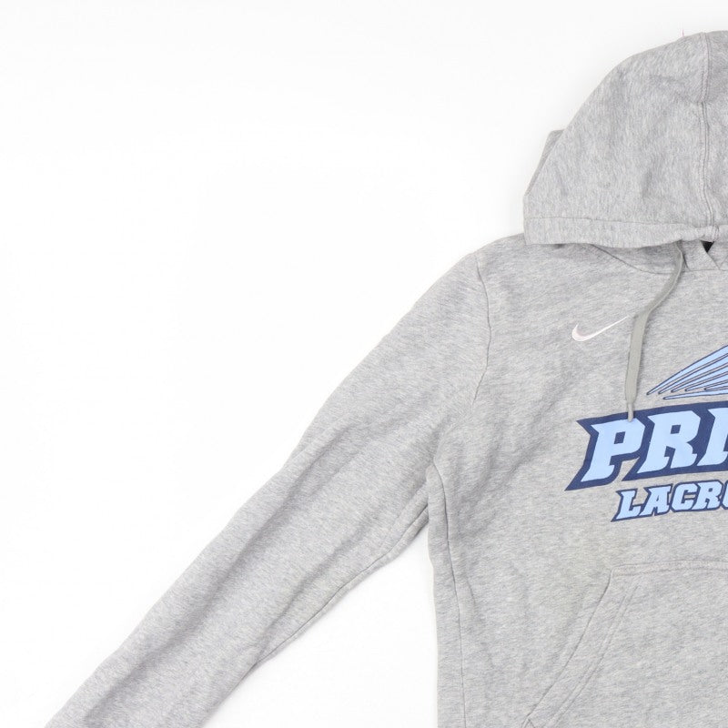 Nike Unisex Grey M Pullover Hoodie Pride Lacrosse Logo Sports