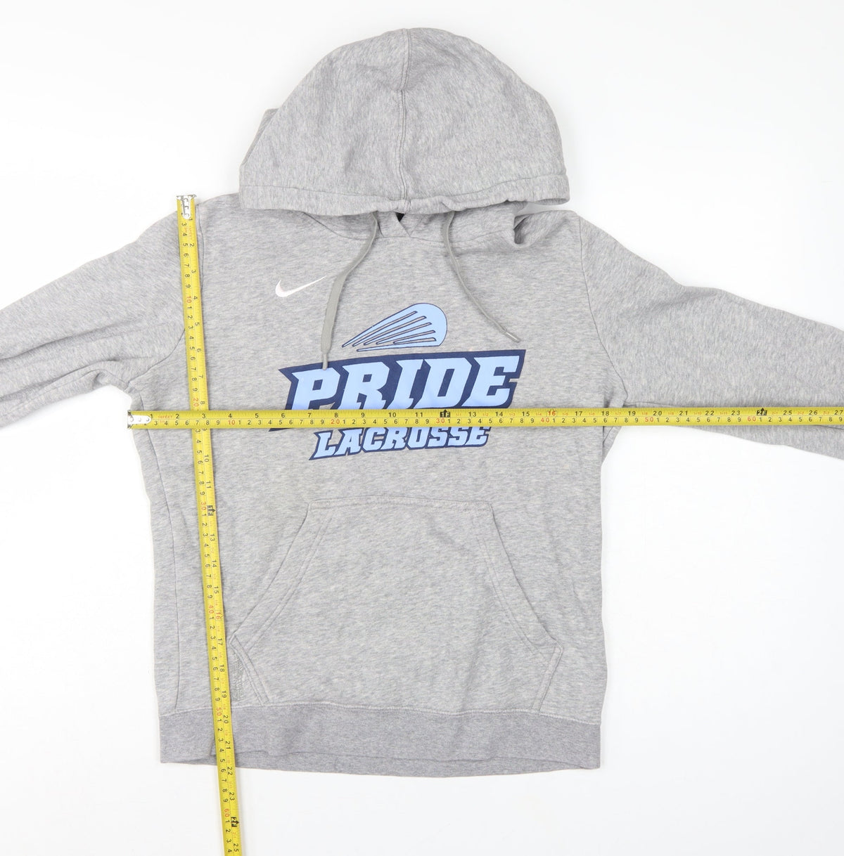 Nike Unisex Grey M Pullover Hoodie Pride Lacrosse Logo Sports