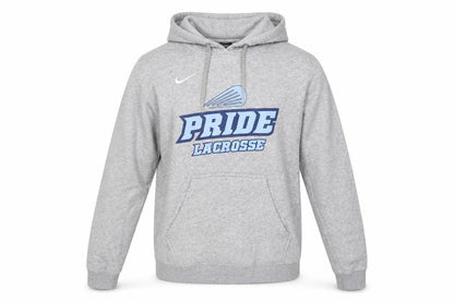 Nike Unisex Grey M Pullover Hoodie Pride Lacrosse Logo Sports