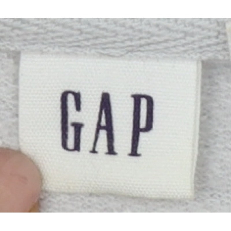 GAP Women Grey Leopard Print XL Pullover Crew Neck Sweatshirt