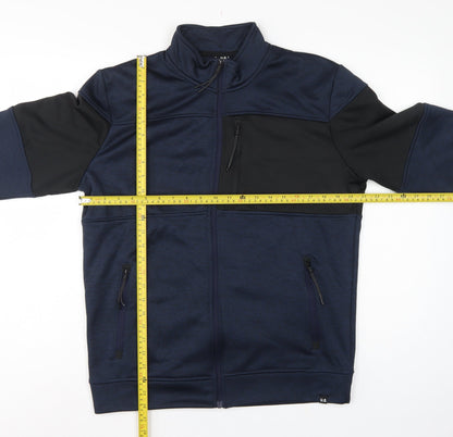 U.S. Athletic Men’s Navy Medium Full Zip High Neck Sweatshirt