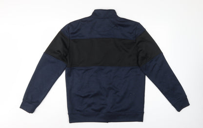 U.S. Athletic Men’s Navy Medium Full Zip High Neck Sweatshirt