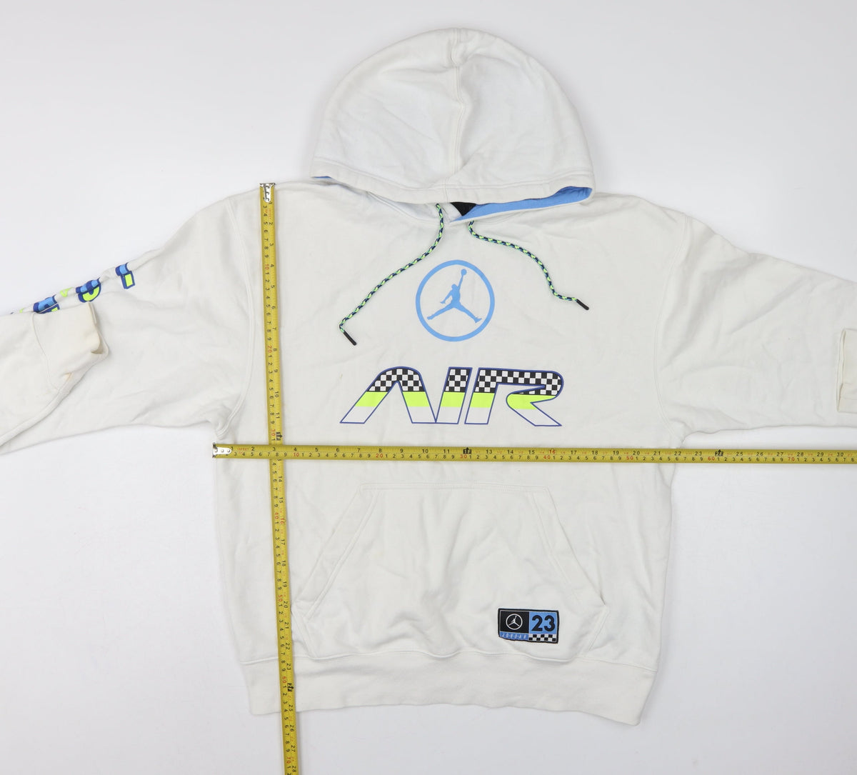 Jordan Men’s White M Pullover Hoodie Air Racing Graphic