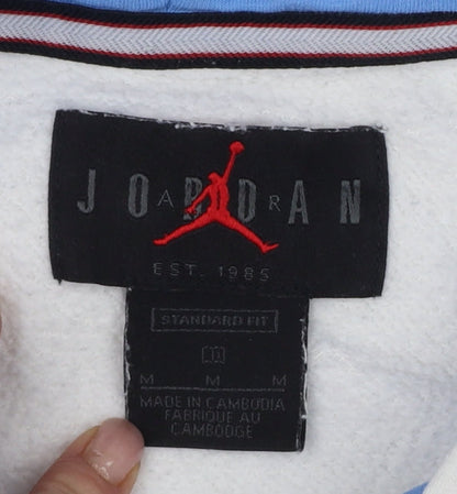 Jordan Men’s White M Pullover Hoodie Air Racing Graphic