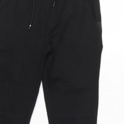 Zara Women’s Black UK 8 Tapered Drawstring Jogger Trousers