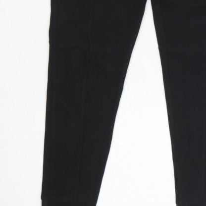 Zara Women’s Black UK 8 Tapered Drawstring Jogger Trousers