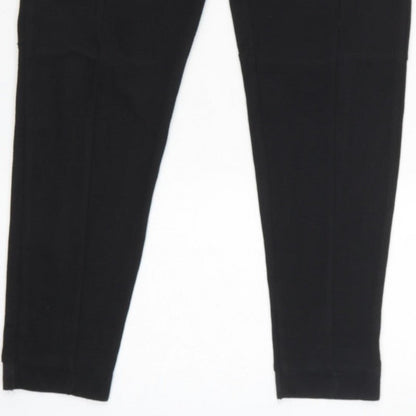 Zara Women’s Black UK 8 Tapered Drawstring Jogger Trousers