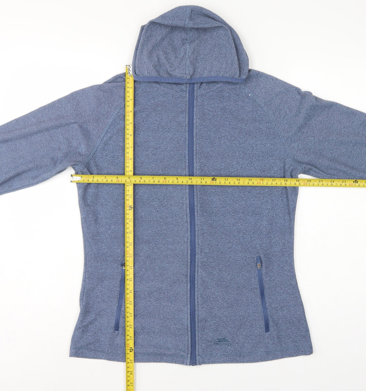 Trespass Women Blue UK 14 Hooded Full Zip Basic Jacket