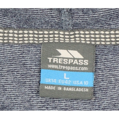 Trespass Women Blue UK 14 Hooded Full Zip Basic Jacket