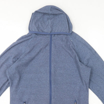 Trespass Women Blue UK 14 Hooded Full Zip Basic Jacket