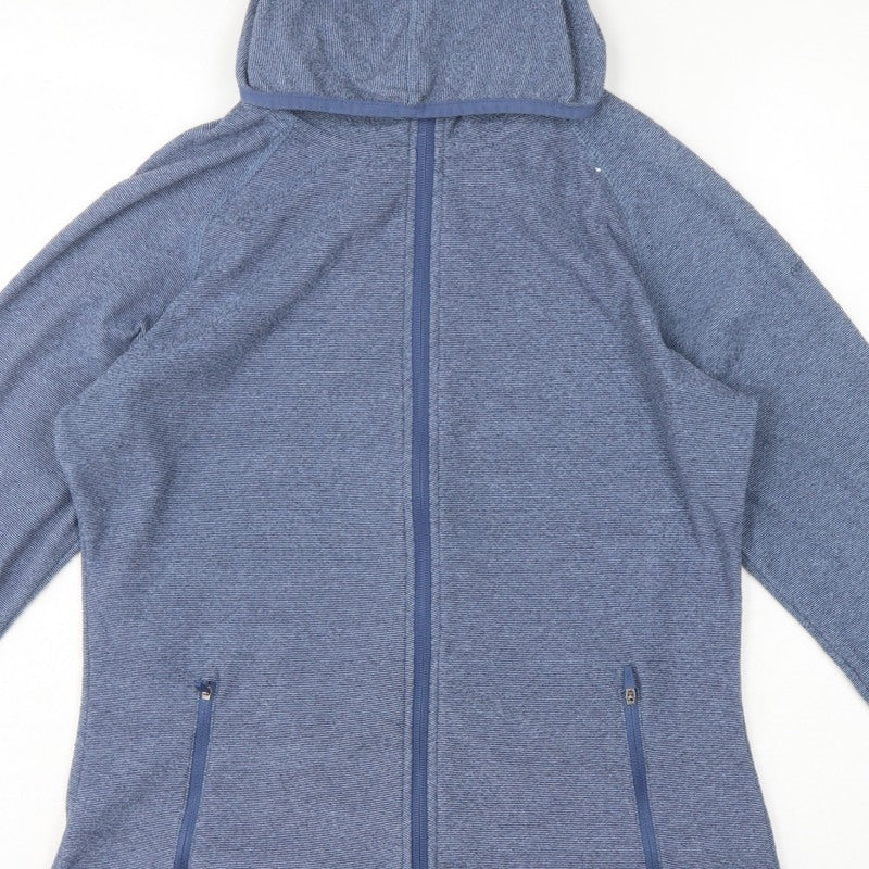 Trespass Women Blue UK 14 Hooded Full Zip Basic Jacket