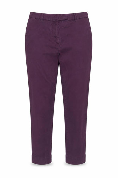 Marks and Spencer Women’s Purple UK 10 Short Tapered Chino Trousers