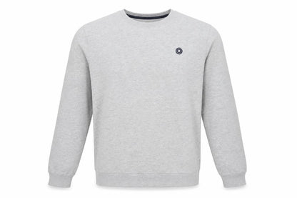 Jack & Jones Men’s Grey 2XL Crew Neck Logo Pullover Sweatshirt