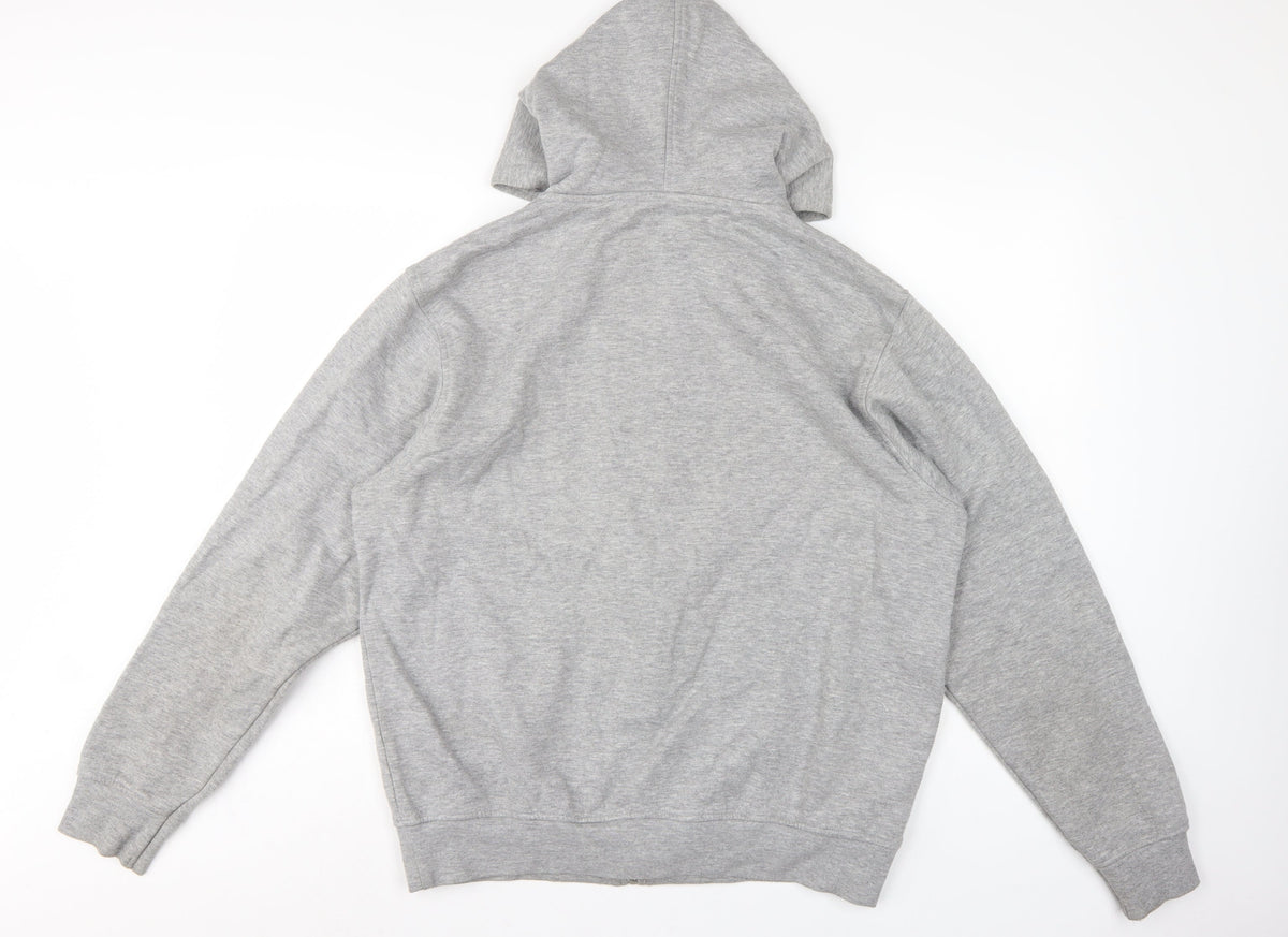 Everton Men’s Grey L Full Zip Hooded Football Fleece Hoodie