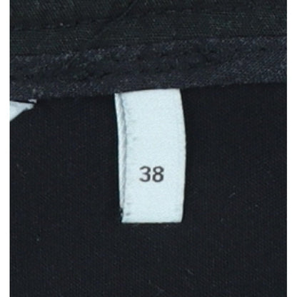 NÜMPH Women’s Black Navy Contrast Stripe Tapered Dress Trousers UK 10